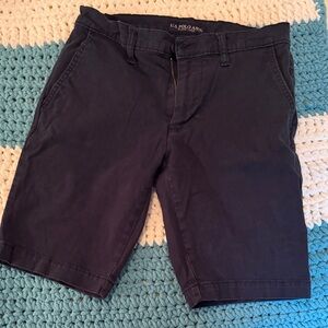 U.S. Polo Assn. Men's Dark Blue Flat Front Shorts